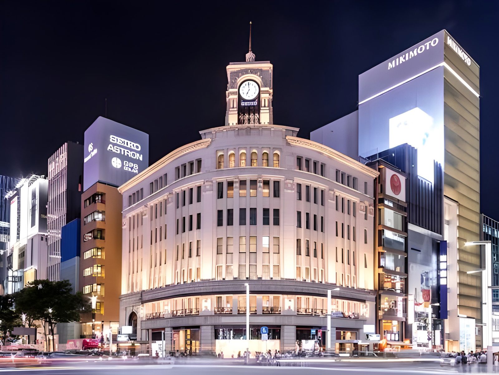 Ginza: Extremer Luxus und japanische Wirtschaft.