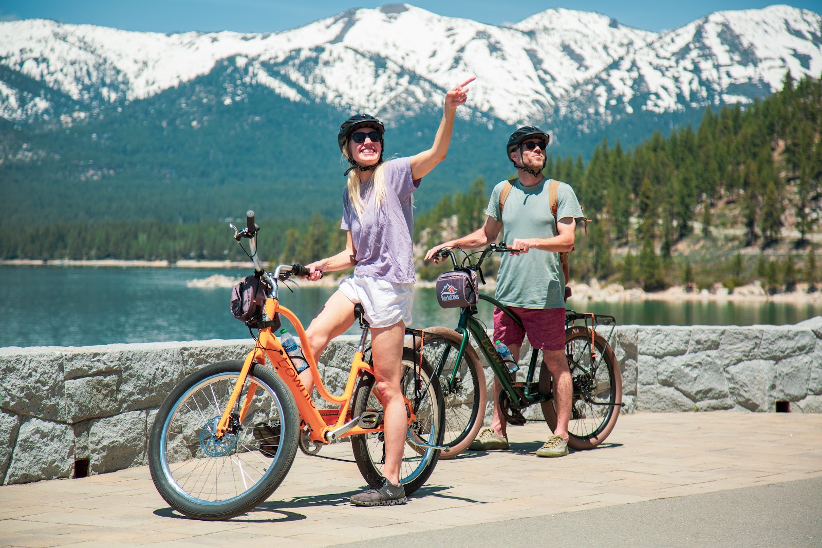 Recorrido en bici por el lago Tahoe