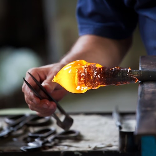 Glassblowing in Venice